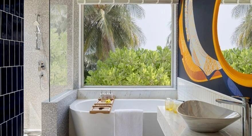 Luxury villa bathroom
