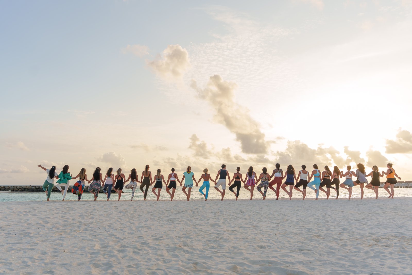 Infinity pool at sunset